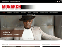 Tablet Screenshot of monarchmagazine.com